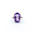 Ring .03ctw Round Diamonds 8.0ct Amethyst 14ky sz6 224070185