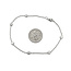 Bracelet Station Bezel Set .55ctw Round Diamonds 14kw 7.5" 4mm 124063001