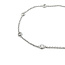 Bracelet Station Bezel Set .55ctw Round Diamonds 14kw 7.5" 4mm 124063001