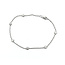 Bracelet Station Bezel Set .55ctw Round Diamonds 14kw 7.5" 4mm 124063001