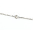 Bracelet Station Bezel Set .55ctw Round Diamonds 14kw 7.5" 4mm 124063001