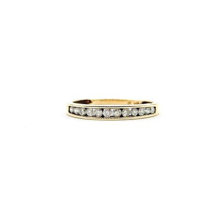 Ring Channel .20ctw Round Diamonds 10ky sz7 224070453