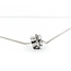 Pendant Rotating Circle WG Chain .12ctw Round Diamond Platinum/14kw 17" 224071001