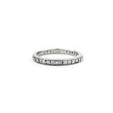  Ring Eternity Bead Set .35ctw Round Diamonds 14kw sz4.5 224070452