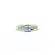 Ring Engagement Engagement .33ctw Princess Cut Diamonds 10ky sz7 224070303