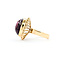 Ring Vintage 12.87ct Cabochon Rubellite Tourmaline 14ky sz7 124020151