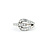 Ring Knot 1.0ctw Round Moissanite 14kw sz7.5 224070171