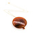 Pendant 38mm Carnelian 38mm 14ky 15"" 224071260