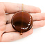 Pendant 38mm Carnelian 38mm 14ky 15"" 224071260