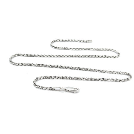 Necklace Rope 14kw 16.25" 2.1mm 224072501