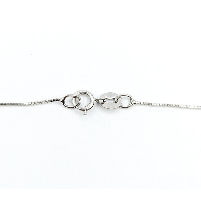 Pendant .09 Diamonds (VS) 13.09 Ctw Blue Topaz W/CH 18KW 122120260