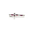 Pendant Cross .51ctw Diamonds 1.00ctw Ruby 14kw 1x.75" 123060161