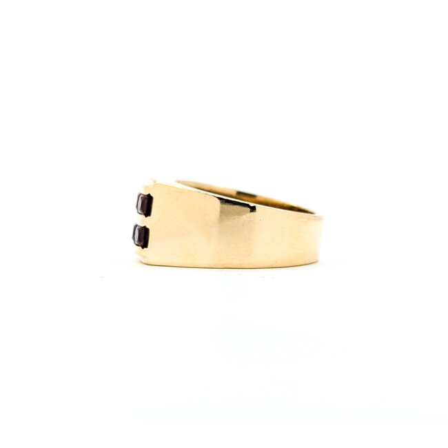 Ring 2.40ctw Square Garnets 14ky sz9.75 224080151