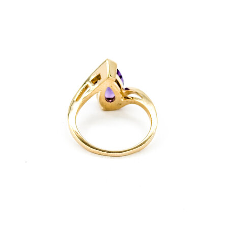 Ring 2.70ct Pear Amethyst 14ky sz8 224080152