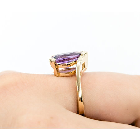 Ring 2.70ct Pear Amethyst 14ky sz8 224080152