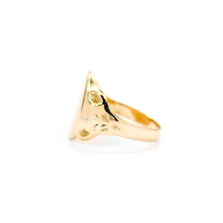 Ring Signet Mid Century 10ky sz7 224080751