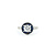 Ring .36ctw Diamonds .62ctw Sapphire  CZ Ctr 14kw Sz7 123050125