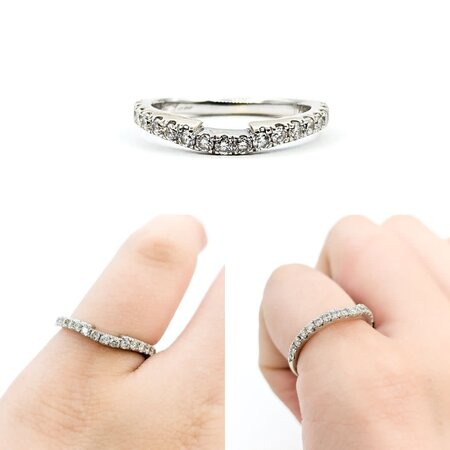 Ring Neil Lane .37ctw Diamonds 14kw Sz5 122090007