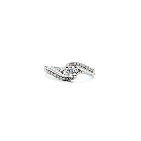 Ring Engagement Engagement .25ctw Round Diamonds 14kw sz4.25 224080301