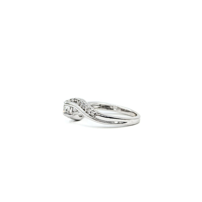 Ring Engagement Engagement .25ctw Round Diamonds 14kw sz4.25 224080301