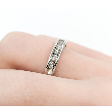 Ring .90ctw Diamonds 14kw Sz6 123030004