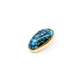  Pin 3ct Turquoise Tie Pin 14ky 15.6x9.5 122080148