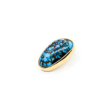 Pin 3ct Turquoise Tie Pin 14ky 15.6x9.5 122080148