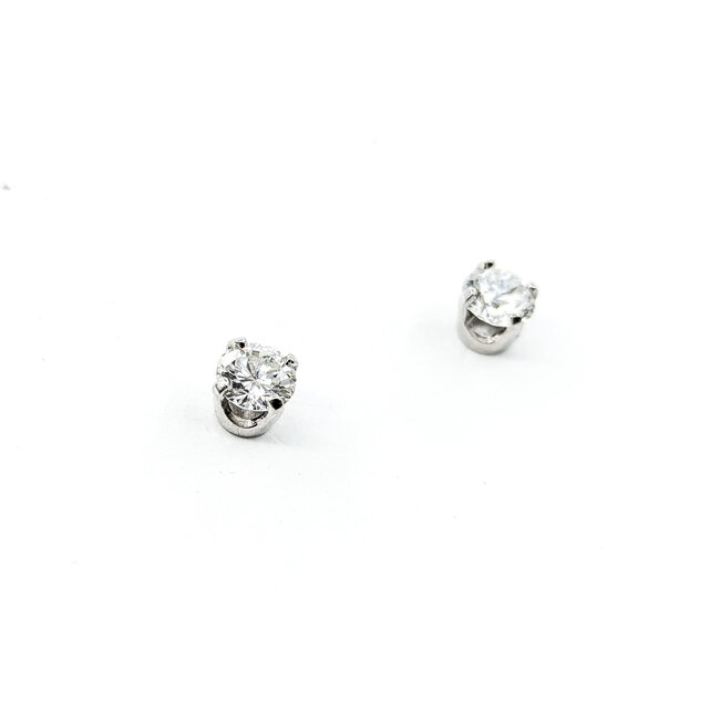 Earrings .50ctw Diamonds 14kw 5x5mm 122120508