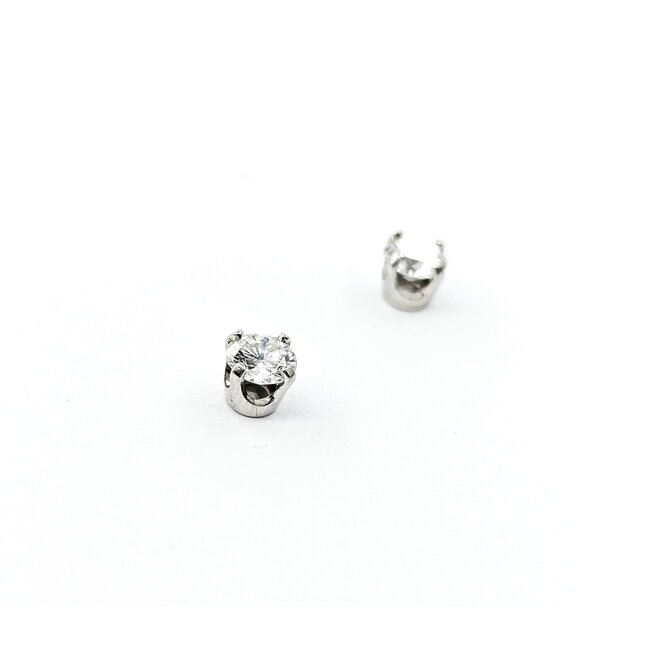 Earrings .50ctw Diamonds 14kw 5x5mm 122120508