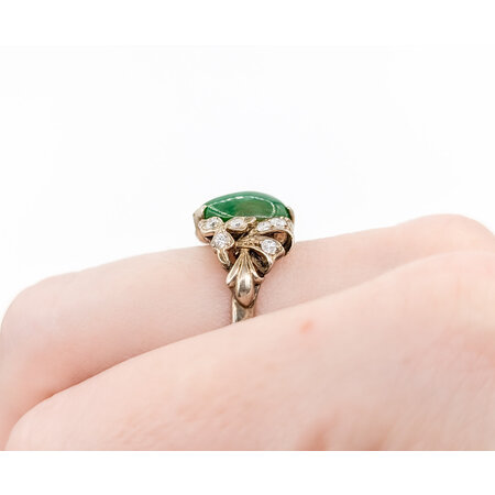 Ring .25ctw VS2 10x8mm 10x8mm Jade 14kw Sz6.5 222060102