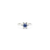  Ring .17 Diamonds .45 Ctw SAPPHIRE 14KW 122120305