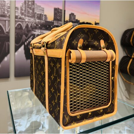 Handbag Louis Vuitton Dog Carrier 40 Monogram 124085058