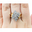 Ring Cocktail 1.00ctw Round Diamonds 10ky sz7.5 224080004