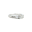 Ring Engagement 3-Stone .85ctw Round Diamonds 14kw sz7 124070302