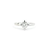  Ring Engagement .16ct Round Diamond 14kw sz6 224080303