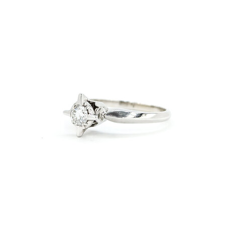 Ring Engagement .16ct Round Diamond 14kw sz6 224080303