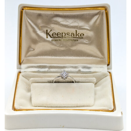 Ring Engagement .16ct Round Diamond 14kw sz6 224080303