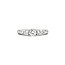Ring Milgrain .29ctw Round & Baguette Diamonds 14kw 9x7.5mm Sz6.5 2.9g 125060023