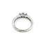 Ring Milgrain .29ctw Round & Baguette Diamonds 14kw 9x7.5mm Sz6.5 2.9g 125060023