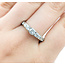 Ring Milgrain .29ctw Round & Baguette Diamonds 14kw 9x7.5mm Sz6.5 2.9g 125060023