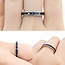 Ring Bridal Eternity Diamonds 1.50ctw Sapphire 18kw sz7.75 3.5mm 124060545