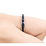 Ring Bridal Eternity Diamonds 1.50ctw Sapphire 18kw sz7.75 3.5mm 124060545