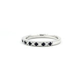  Ring Bridal Vera Wang .25ctw Round Diamonds .30ctw Sapphire 14kw 2.3mm 124060548