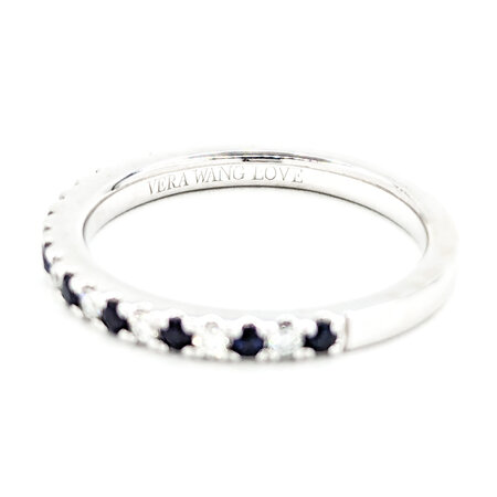 Ring Bridal Vera Wang .25ctw Round Diamonds .30ctw Sapphire 14kw 2.3mm 124060548