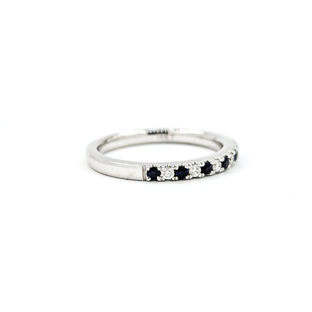 Ring Bridal Vera Wang .25ctw Round Diamonds .30ctw Sapphire 14kw 2.3mm 124060548