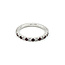 Ring Bridal Eternity .50ctw Round Diamonds .50ctw Ruby 18kw sz6.5 2.1mm 124060543