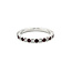 Ring Bridal Eternity .50ctw Round Diamonds .50ctw Ruby 18kw sz6.5 2.1mm 124060543