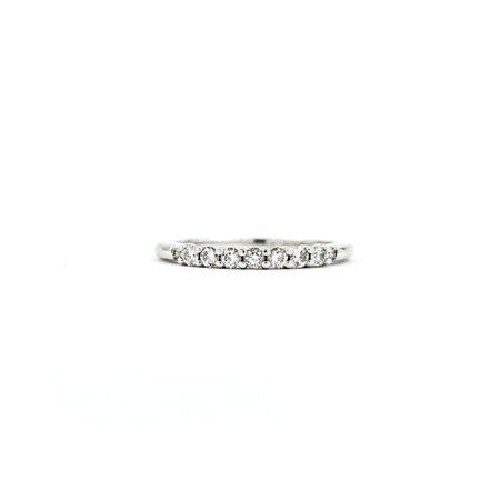 Ring Shared Prong .14ctw Round Diamonds 14kw sz3.5 224080451