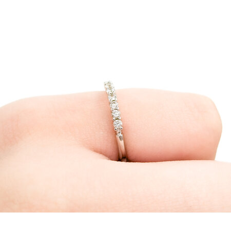 Ring Shared Prong .14ctw Round Diamonds 14kw sz3.5 224080451