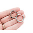 Earrings Hoop 1.24ctw Diamonds 1.38ctw Rubies 14kw .75" 123030211